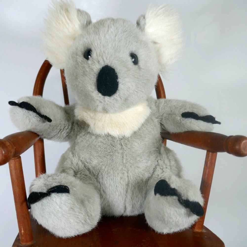 BUILD A BEAR Koala Bear Plush Toy Stuffed Animal 15" Gray & White Retired